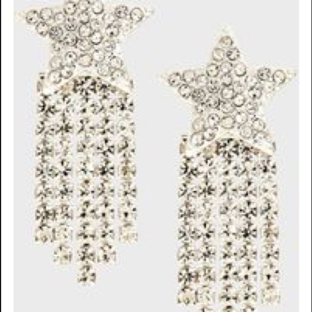 Banana Republic Star Fringe Earrings -NWT